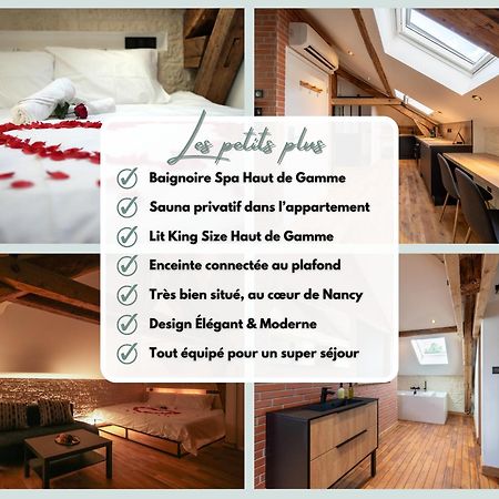 Evasion Chic, Spa Et Sauna Sous Les Toits Nancy Exteriör bild